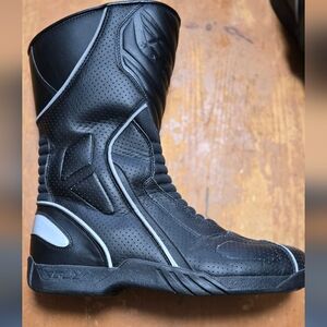 Fly Racinc Black Motorcycle Boots
